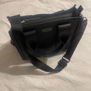 Madden Girl Black Messenger Bag with Adjustable Strap